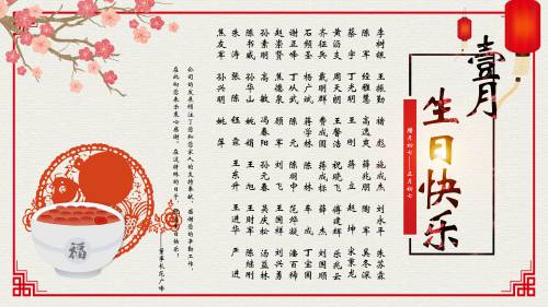 【生日祝?！抗ё?月生日的員工生日快樂(lè)！